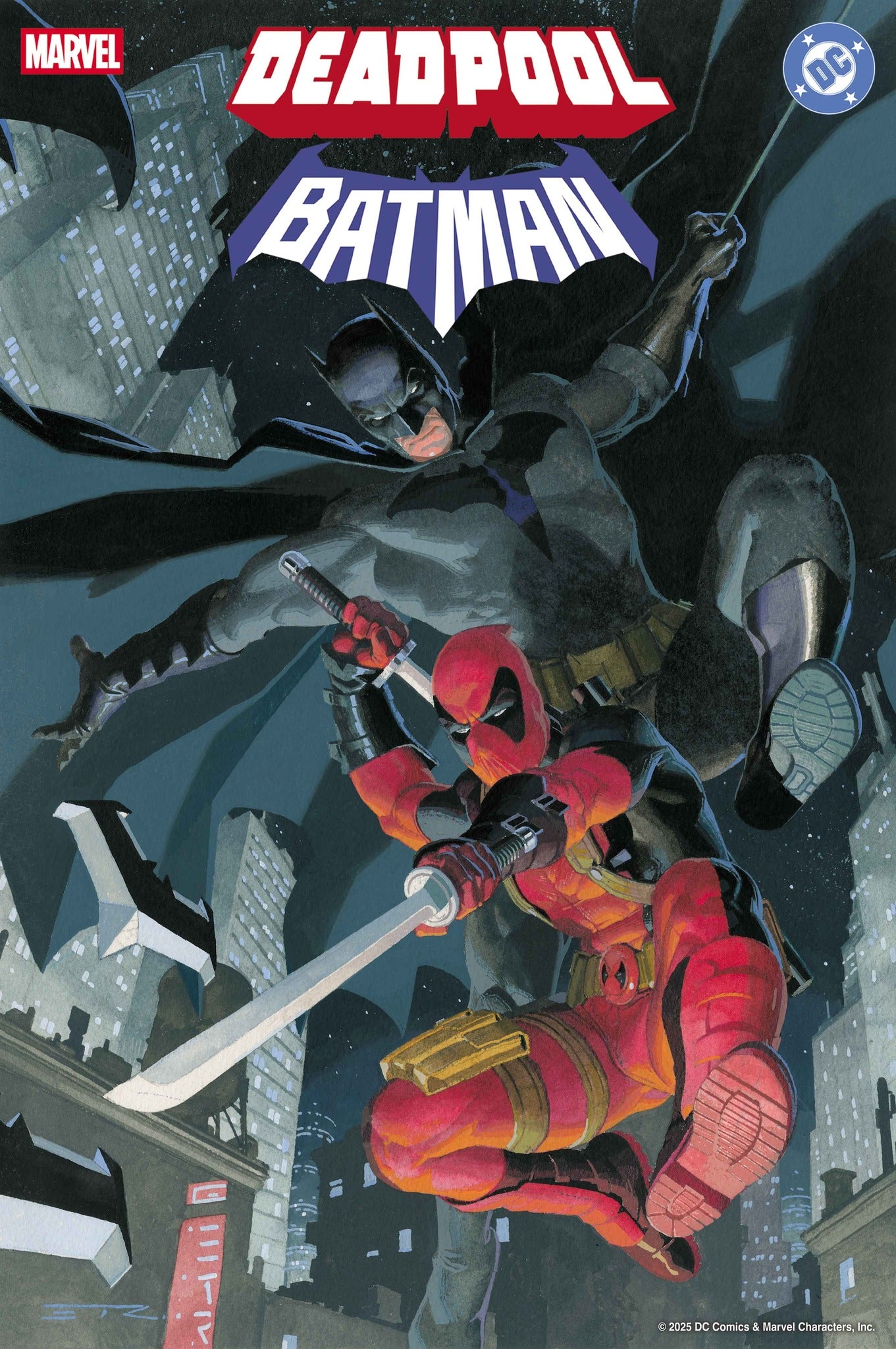 MARVEL DC DEADPOOL BATMAN #1 ESAD RIBIC VARIANT 2025 Marvel