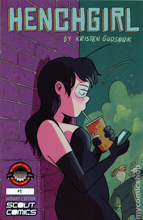 HENCHGIRL #1 GUDSNUK EXCLUSIVE VARIANT  SCOUT COMICS   