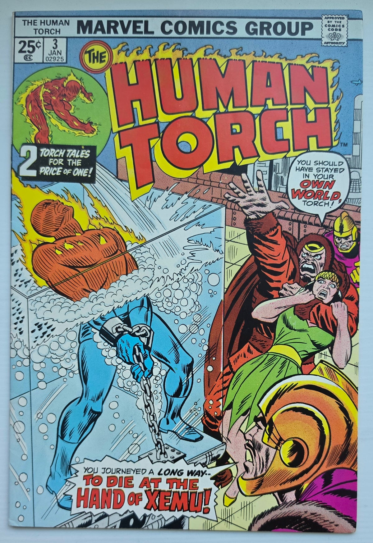 Human Torch #3 1975 [J01] Human Torch MARVEL COMICS