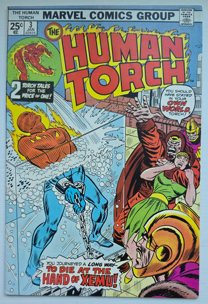 Human Torch #3 1975 [J01] Human Torch MARVEL COMICS