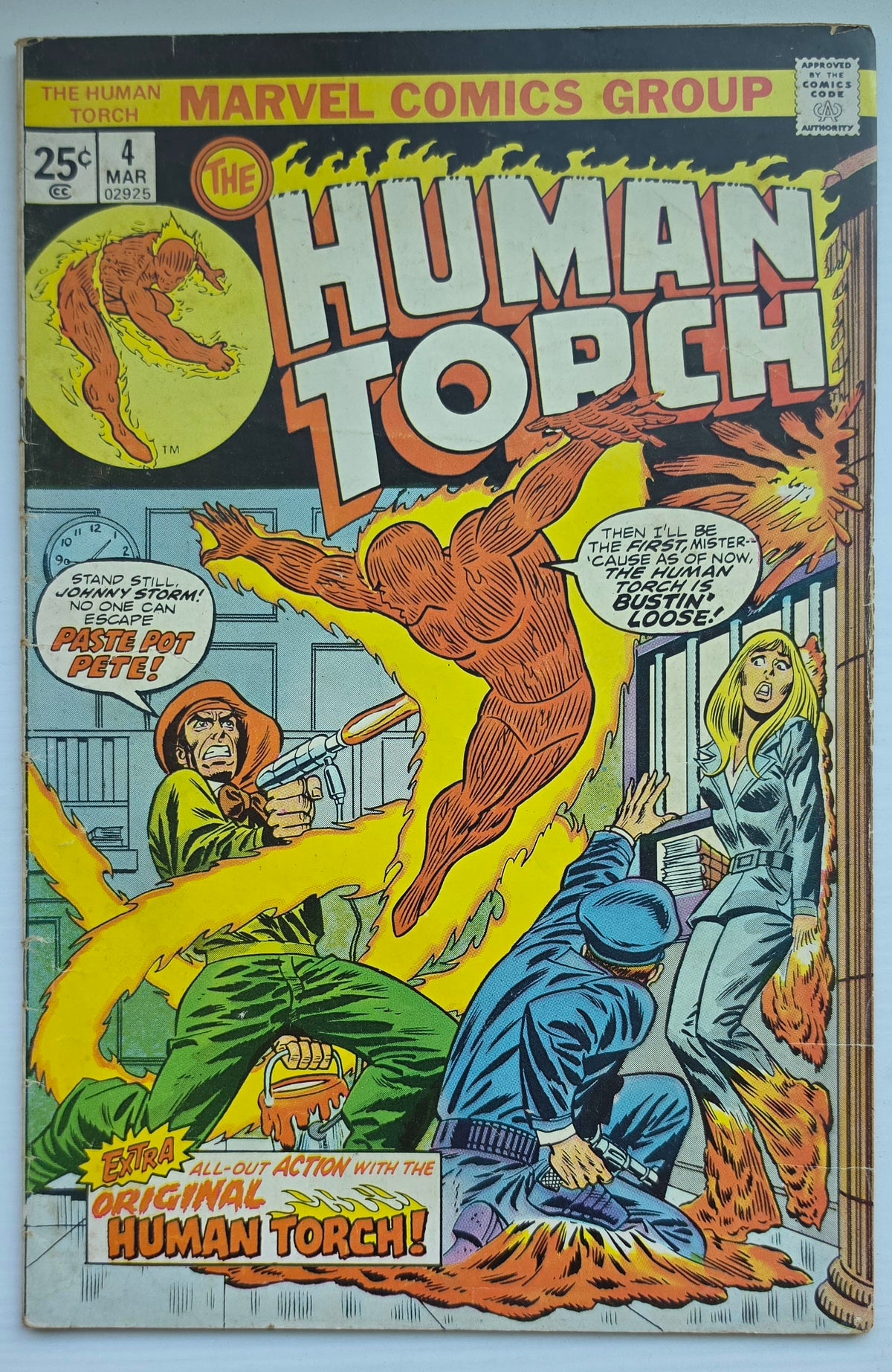 Human Torch #4 1975 Human Torch MARVEL COMICS