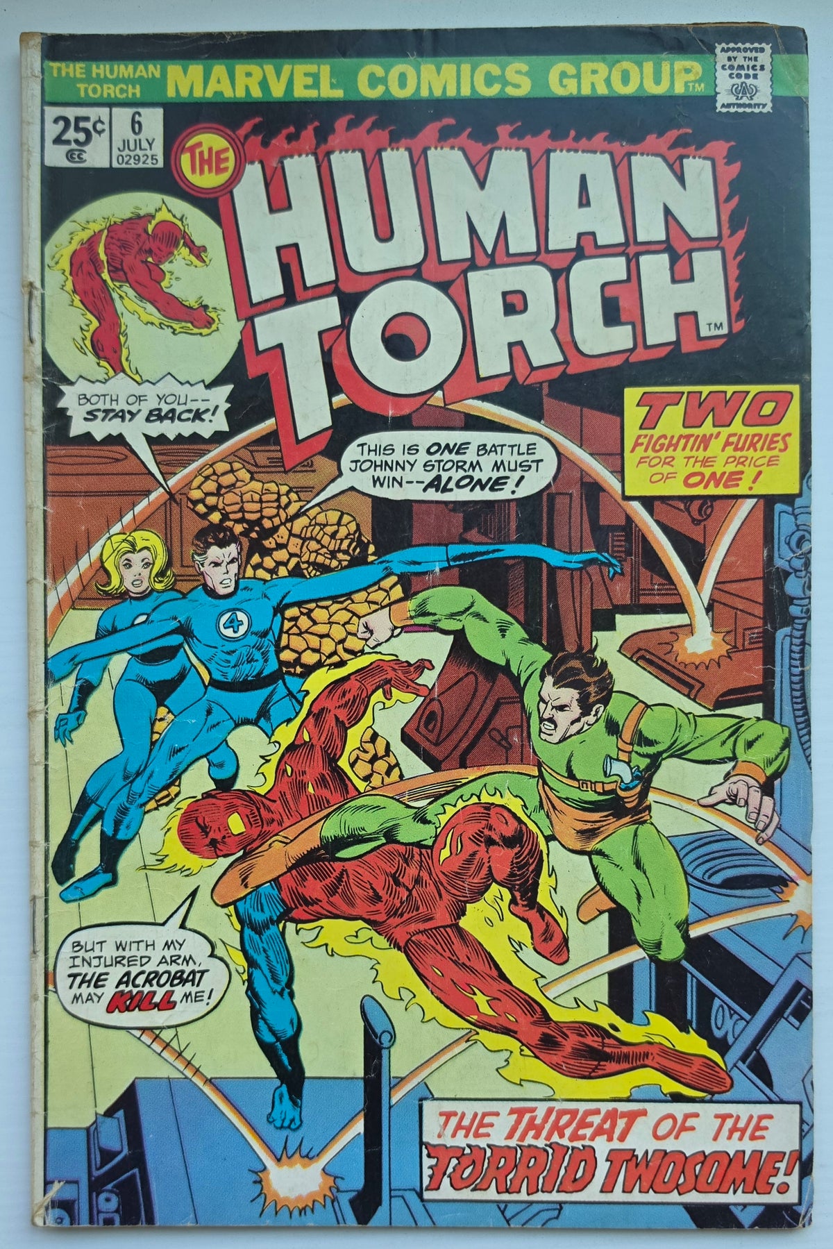 Human Torch #6 1975 Human Torch MARVEL COMICS