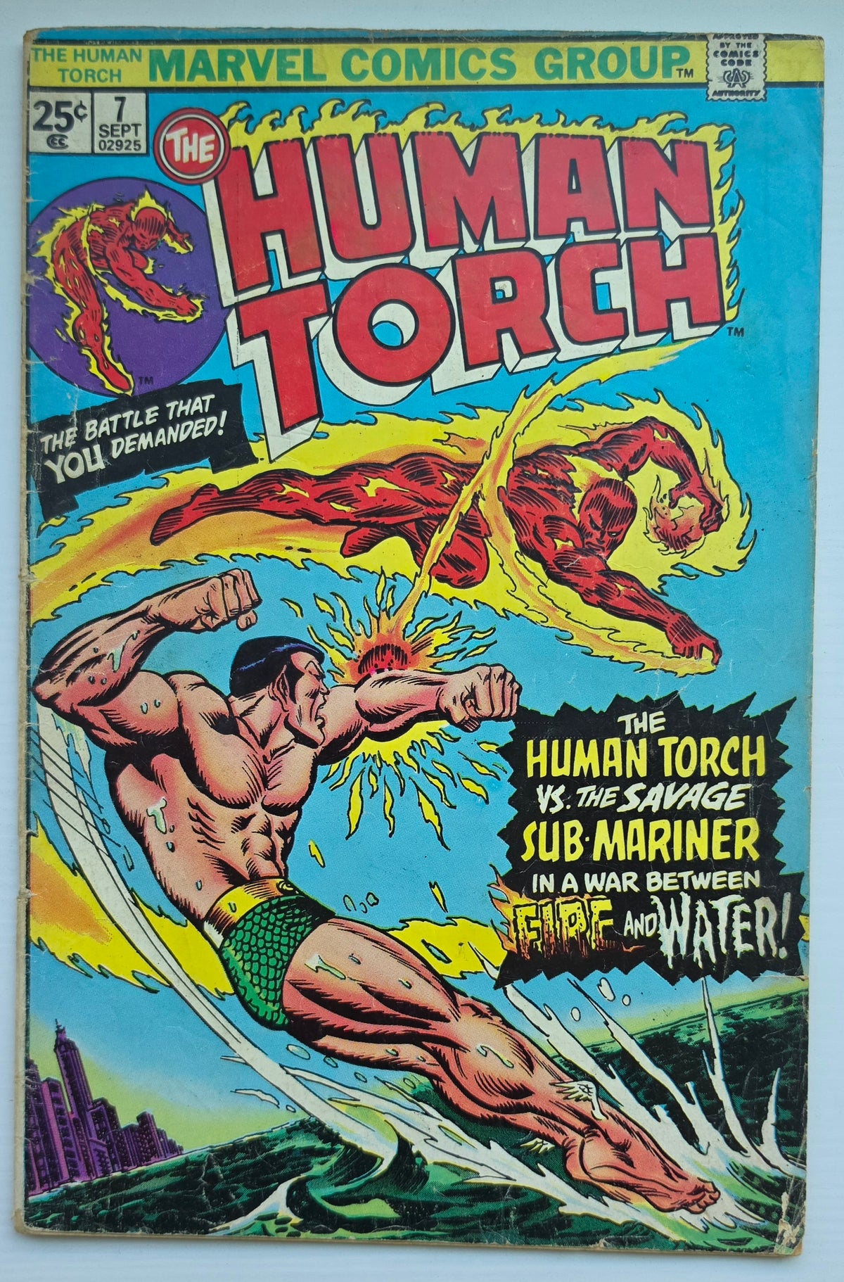 Human Torch #7 1975 Human Torch MARVEL COMICS