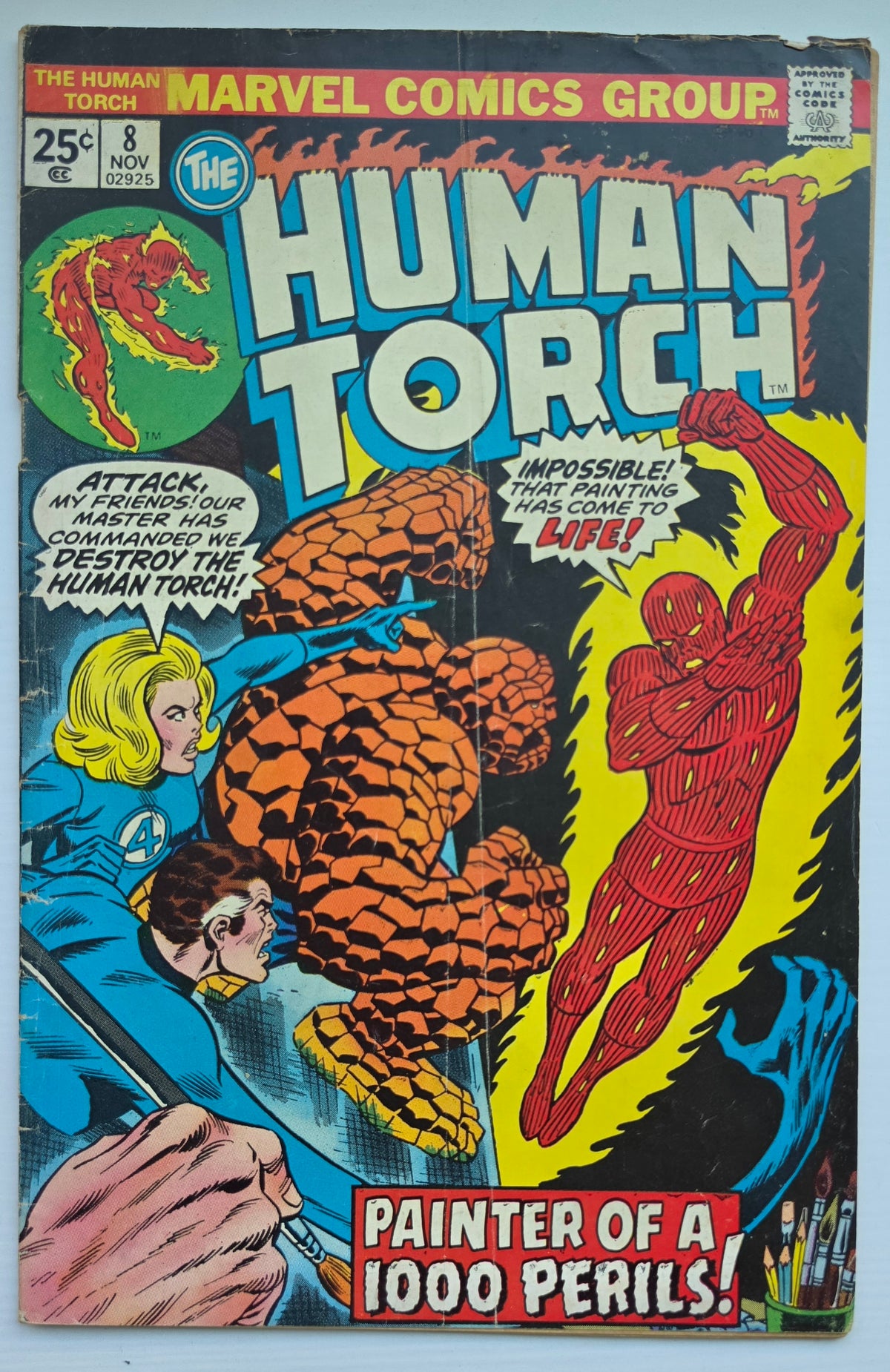 Human Torch #8 1975 Human Torch MARVEL COMICS