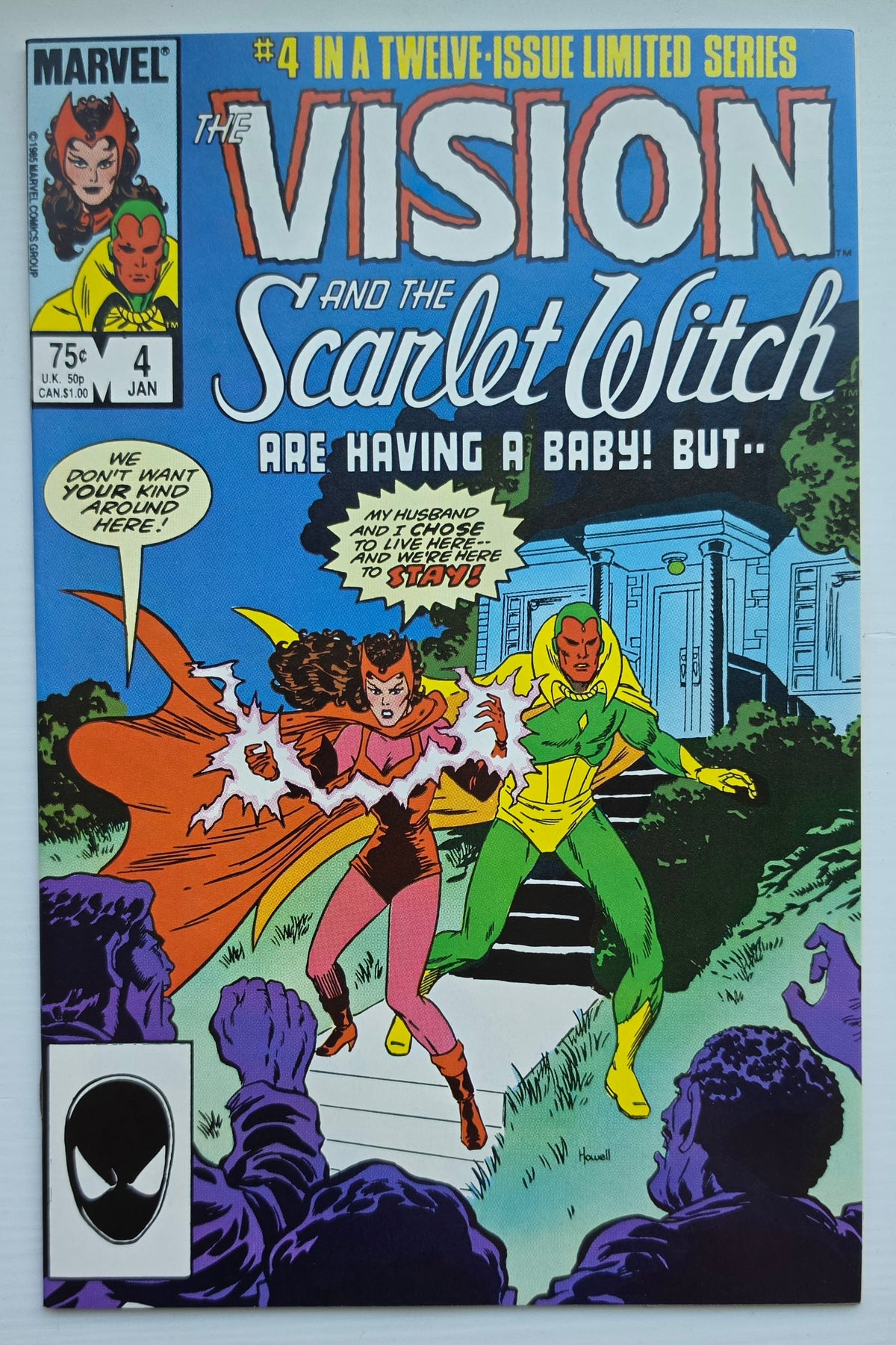 VISION AND SCARLET WITCH #4 1985 MARVEL COMICS