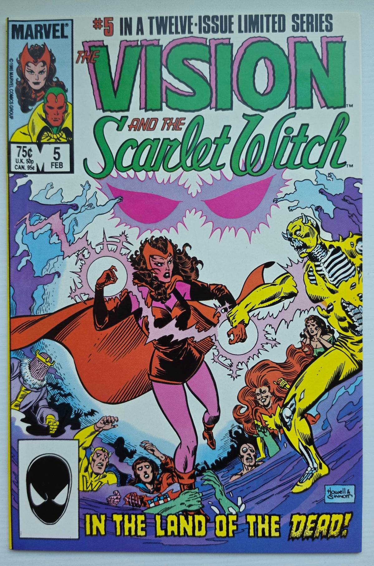 VISION AND SCARLET WITCH #5 1986 MARVEL COMICS
