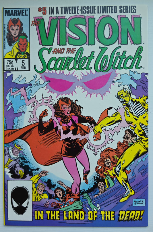 VISION AND SCARLET WITCH #5 1986 MARVEL COMICS