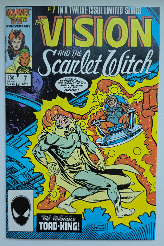 VISION AND SCARLET WITCH #7 1986 MARVEL COMICS