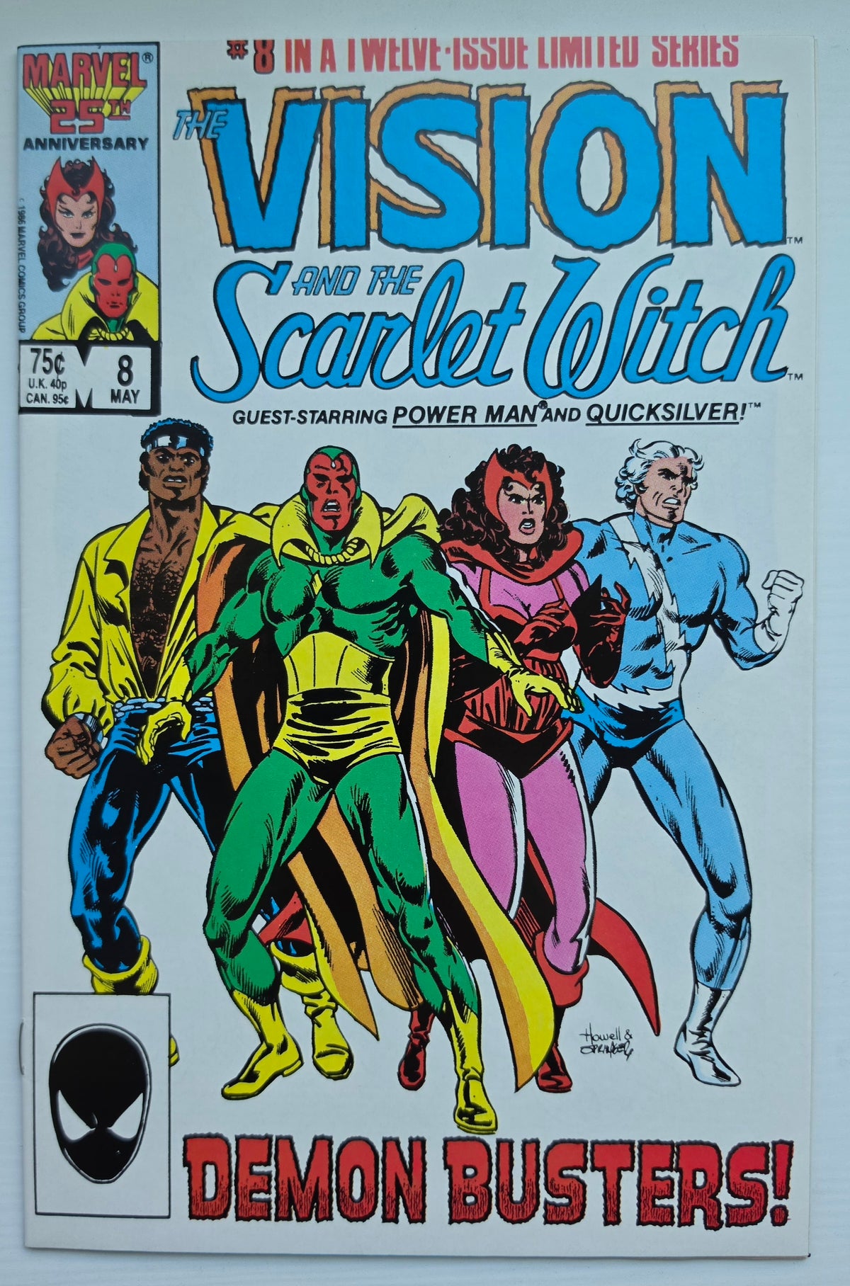VISION AND SCARLET WITCH #8 1986 MARVEL COMICS