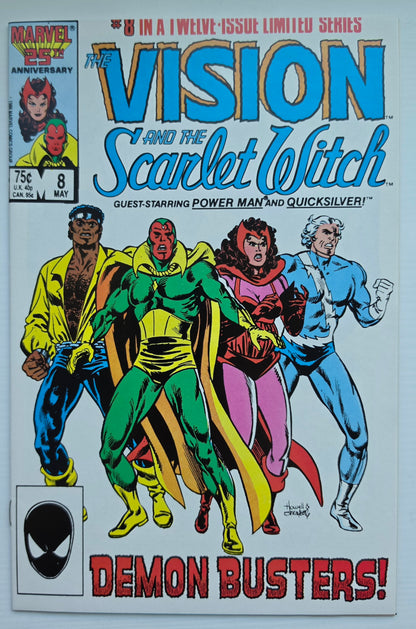 VISION AND SCARLET WITCH #8 1986 MARVEL COMICS