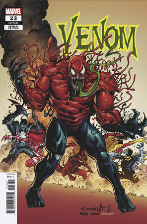 VENOM #23 SERGIO DAVILA HOMAGE VARIANT 2023 Venom MARVEL COMICS   