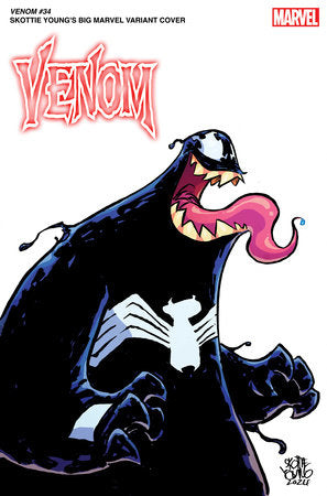 06/05/2024 VENOM #34 SKOTTIE YOUNG BIG MARVEL VARIANT Venom MARVEL PRH   
