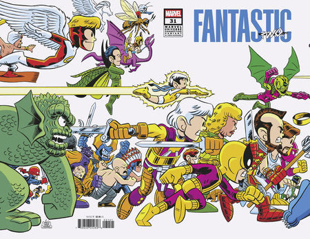 FANTASTIC FOUR #31 GIARRUSSO MARVEL UNIVERSE CONNECT VARIANT A 2025 Fantastic Four MARVEL PRH