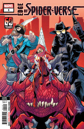 EDGE OF SPIDER-VERSE #1 LUBERA 2ND PRINT VARIANT 2022 (1ST APP SPIDER-REX SPIDER-LAIRD) Spider-Verse MARVEL PRH   