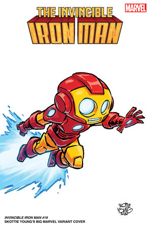 INVINCIBLE IRON MAN #19 SKOTTIE YOUNG BIG MARVEL VARIANT 2024 Invincible Iron Man MARVEL PRH   