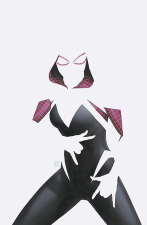 SPIDER-GWEN SMASH #1 JOHN TYLER CHRISTOPHER NEGATIVE SPACE VIRGIN VARIANT 2023 Spider- Gwen MARVEL COMICS