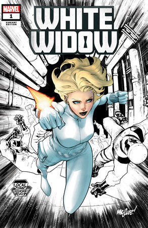 WHITE WIDOW #1 DAVID MARQUEZ LCSD VARIANT 2023 White Widow MARVEL COMICS