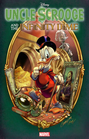 UNCLE SCROOGE INFINITY DIME #1 J SCOTT CAMPBELL 1:50 VARIANT 2024 Disney MARVEL PRH   