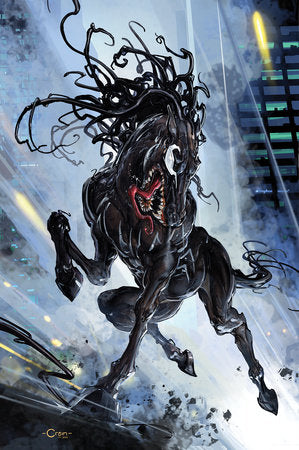 VENOM WAR #1 CLAYTON CRAIN VENOM HORSE 2ND PRINT 1:25 VIRGIN VARIANT 2024 Venom MARVEL COMICS   