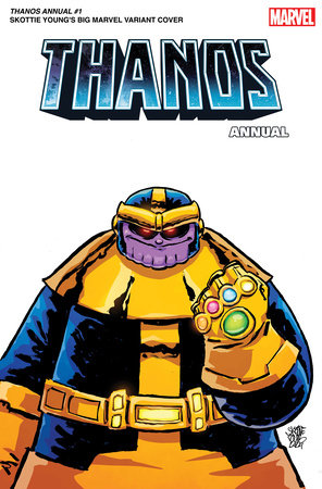 THANOS ANNUAL #1 SKOTTIE YOUNG BIG MARVEL VARIANT 2024 Thanos MARVEL PRH   