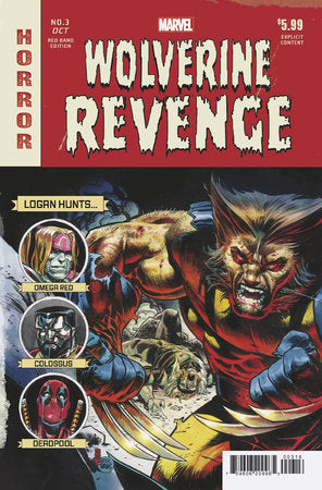 10/30/2024 WOLVERINE REVENGE RED BAND #3 (OF 5) NIC KLEIN HOMAGE 1:25 VARIANT [POLYBAGGED]  MARVEL PRH   