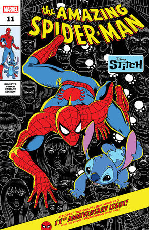 AMAZING SPIDER-MAN #11 LUCIANO VECCHIO DISNEY STITCH VARIANT 2025 Marvel