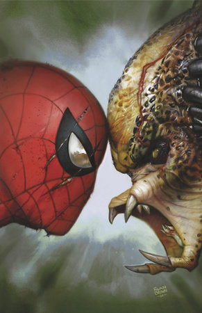 PREDATOR VS. SPIDER-MAN #1 RYAN BROWN RATIO VIRGIN 2ND PRINT 1:25 VARIANT 2025 Spider-Man MARVEL PRH