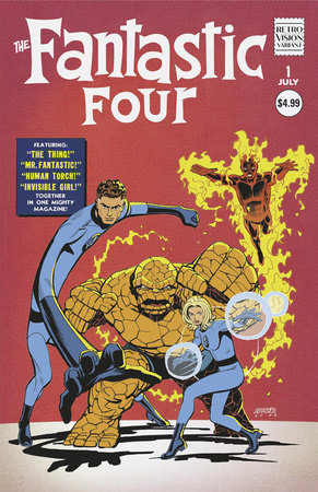 FANTASTIC FOUR #1 LEONARDO ROMERO RETROVISION VARIANT 2025 MARVEL PRH