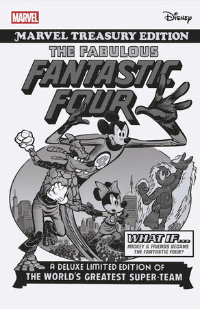 FANTASTIC FOUR #2 ALESSANDRO PASTROVICCHIO B&W DISNEY WHAT IF FANTASTIC FOUR HOMAGE 1:100 VARIANT 2025 Marvel