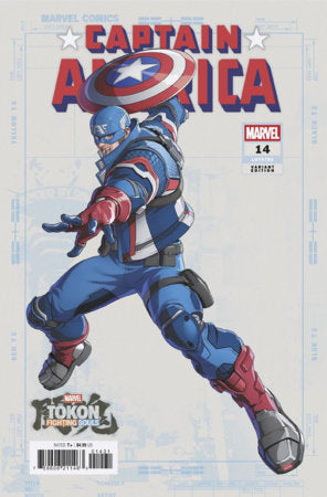 08/05/2026 CAPTAIN AMERICA #14 MARVEL TOKON: FIGHTING SOULS VARIANT [ARM] MARVEL