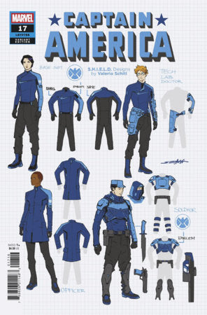 11/11/2026 CAPTAIN AMERICA #17 VALERIO SCHITI DESIGN VARIANT MARVEL