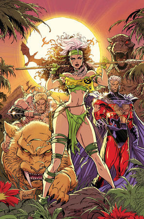 02/27/2025 ROGUE SAVAGE LAND #1 KAARE ANDREWS 1:25 2ND PRINT VIRGIN VARIANT MARVEL PRH