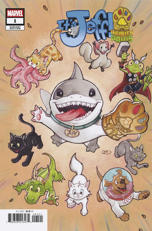 ITS JEFF INFINITY PAWS #1 CHRISSIE ZULLO VARIANT 2025 MARVEL PRH