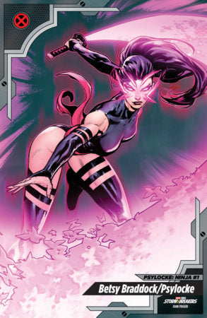 01/21/2026 PSYLOCKE NINJA #1 JUAN FRIGERI X-MEN TRADING CARD VARIANT Marvel