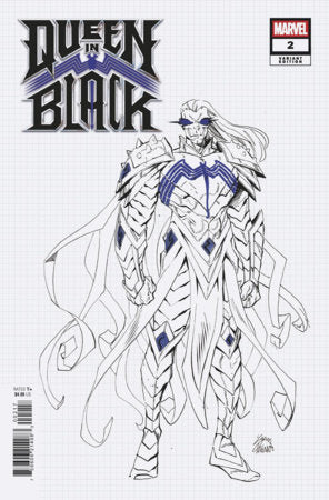 08/05/2026 QUEEN IN BLACK #2 RYAN STEGMAN DESIGN 1:10 VARIANT [QIB] MARVEL