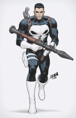 PUNISHER #3 DAVID NAKAYAMA COLOR BLOCK WHITE 1:50 VIRGIN VARIANT Punisher MARVEL