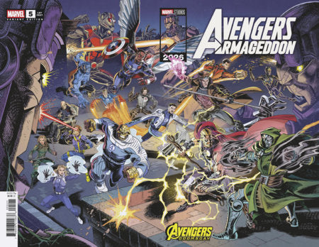 10/21/2026 AVENGERS ARMAGEDDON #5 CASTELLANI MARVEL STUDIOS WRAPAROUND VARIANT