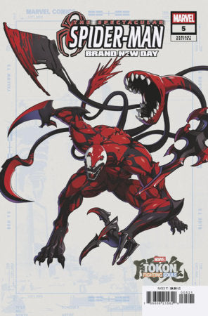 09/23/2026 SPECTACULAR SPIDER-MAN: BRAND NEW DAY #5 MARVEL TOKON: FIGHTING SOULS VARIANT MARVEL