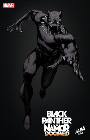 12/09/2026 BLACK PANTHER/NAMOR: DOOMED #4 DAVID NAKAYAMA COLOR BLOCK BLACK VARIANT