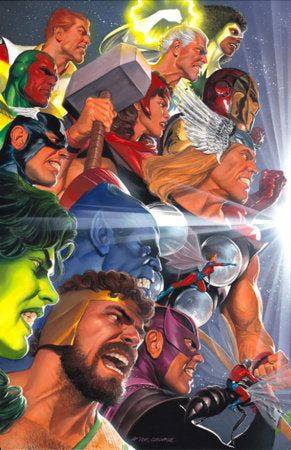 07/22/2026 JLA/AVENGERS #3 FACSIMILE EDITION ALEX ROSS 2-PART CONNECTING VARIANT A MARVEL