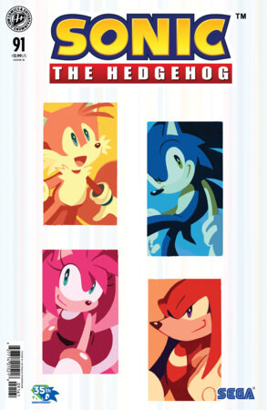 10/28/2026 Sonic the Hedgehog #91 Foil Fourdraine 1:10 Variant IDW PUBLISHING