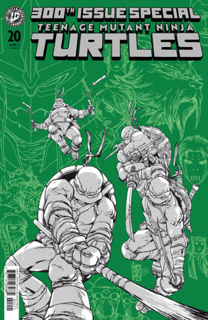 07/22/2026 TEENAGE MUTANT NINJA TURTLES #200 300TH ISSUE SPECIAL 1:100 CAMUNCOLI VARIANT IDW PUBLISHING