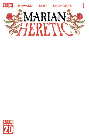 MARIAN HERETIC #1 BLANK VARIANT 2025 Boom Entertainment