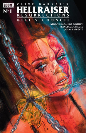09/23/2026 Hellraiser: Resurrections - Hell's Council #1 G FOC Reveal Variant (Dressed, SUSPIRIA) BOOM ENTERTAINMENT