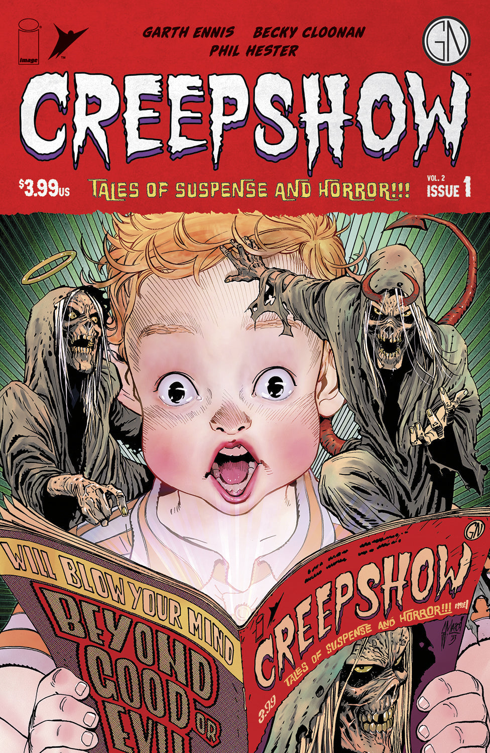 CREEPSHOW #1 SSCO ROBERT HACK VARIANT 2022 with FREE CREEPSHOW VOL 2 #1 Cover A Creepshow IMAGE COMICS   