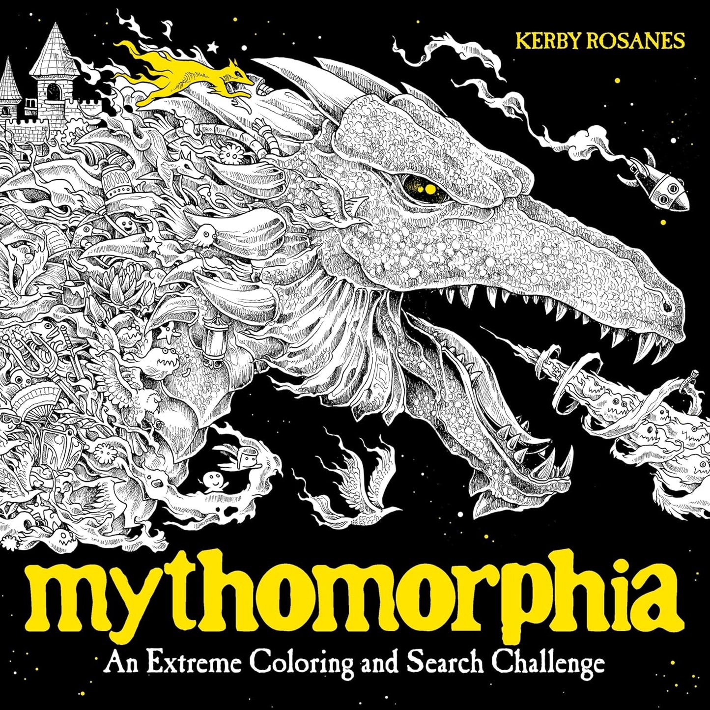 Mythomorphia: An Extreme Coloring and Search Challenge Coloring Book PLUME   