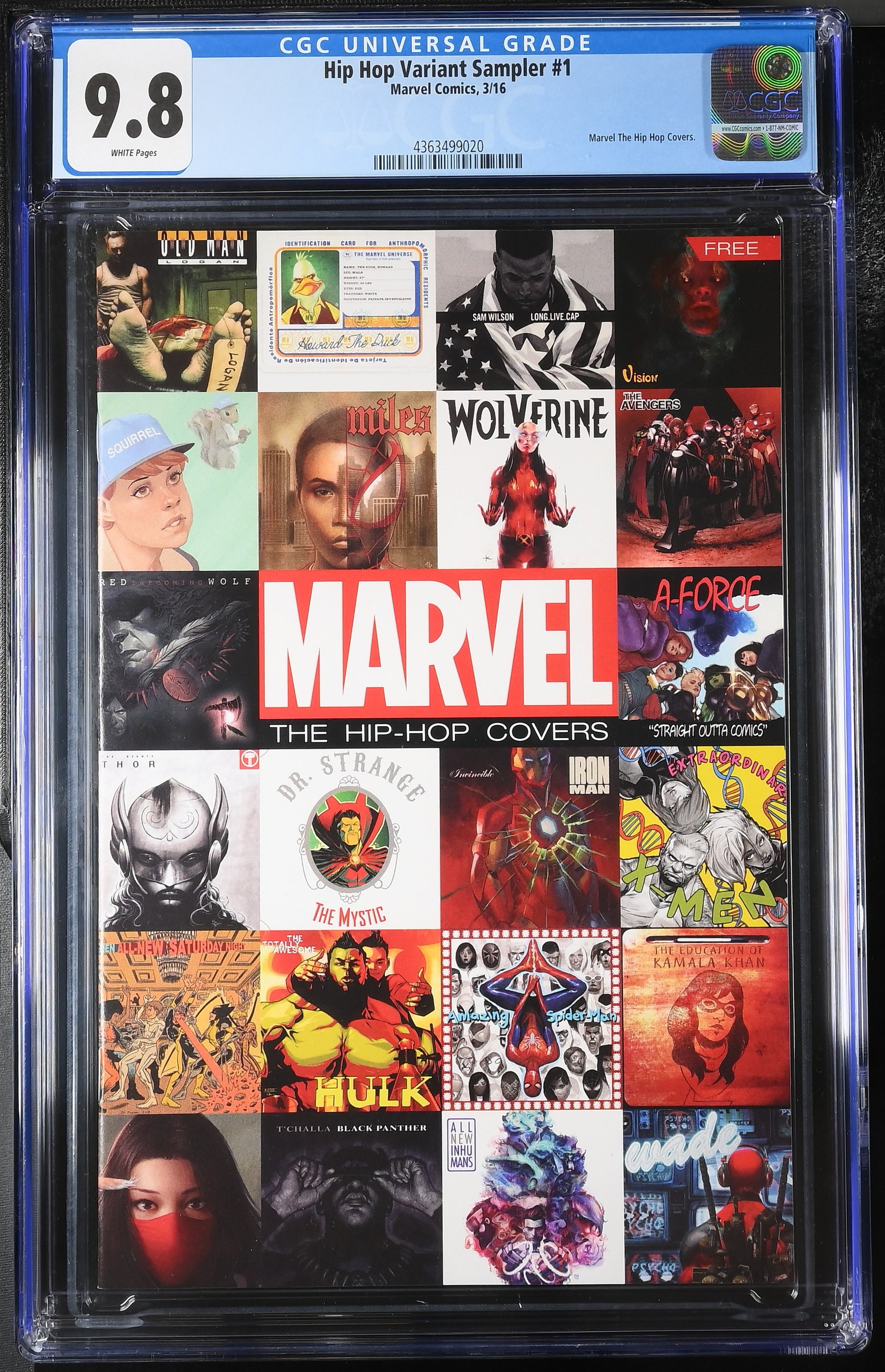 9.8 CGC MARVEL HIP HOP SAMPLER 2016 [4363499020]  MARVEL COMICS   