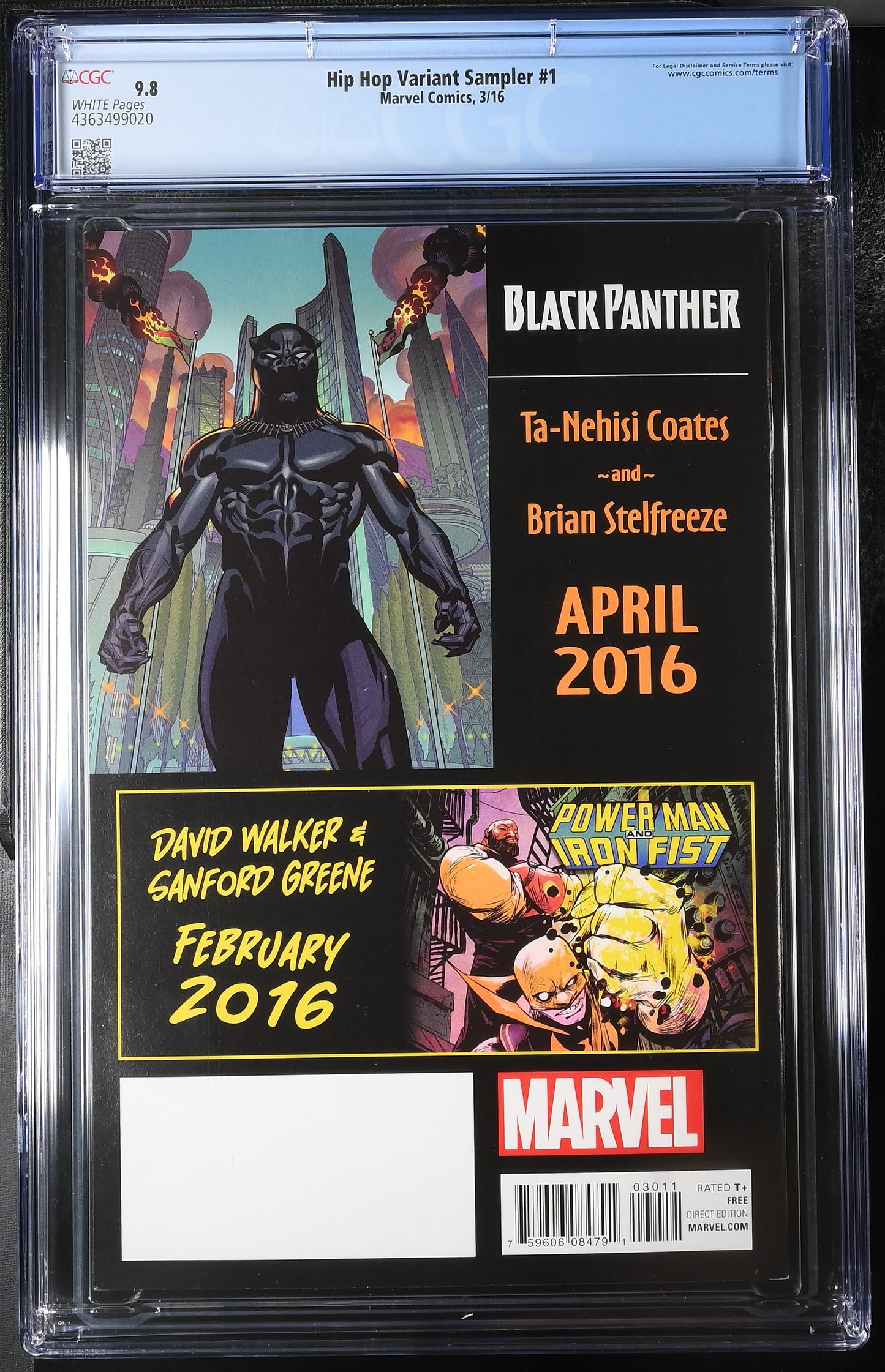 9.8 CGC MARVEL HIP HOP SAMPLER 2016 [4363499020]  MARVEL COMICS   
