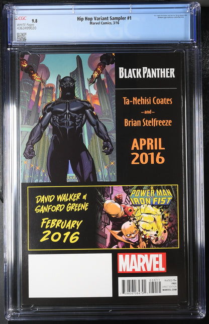 9.8 CGC MARVEL HIP HOP SAMPLER 2016 [4363499020]  MARVEL COMICS   