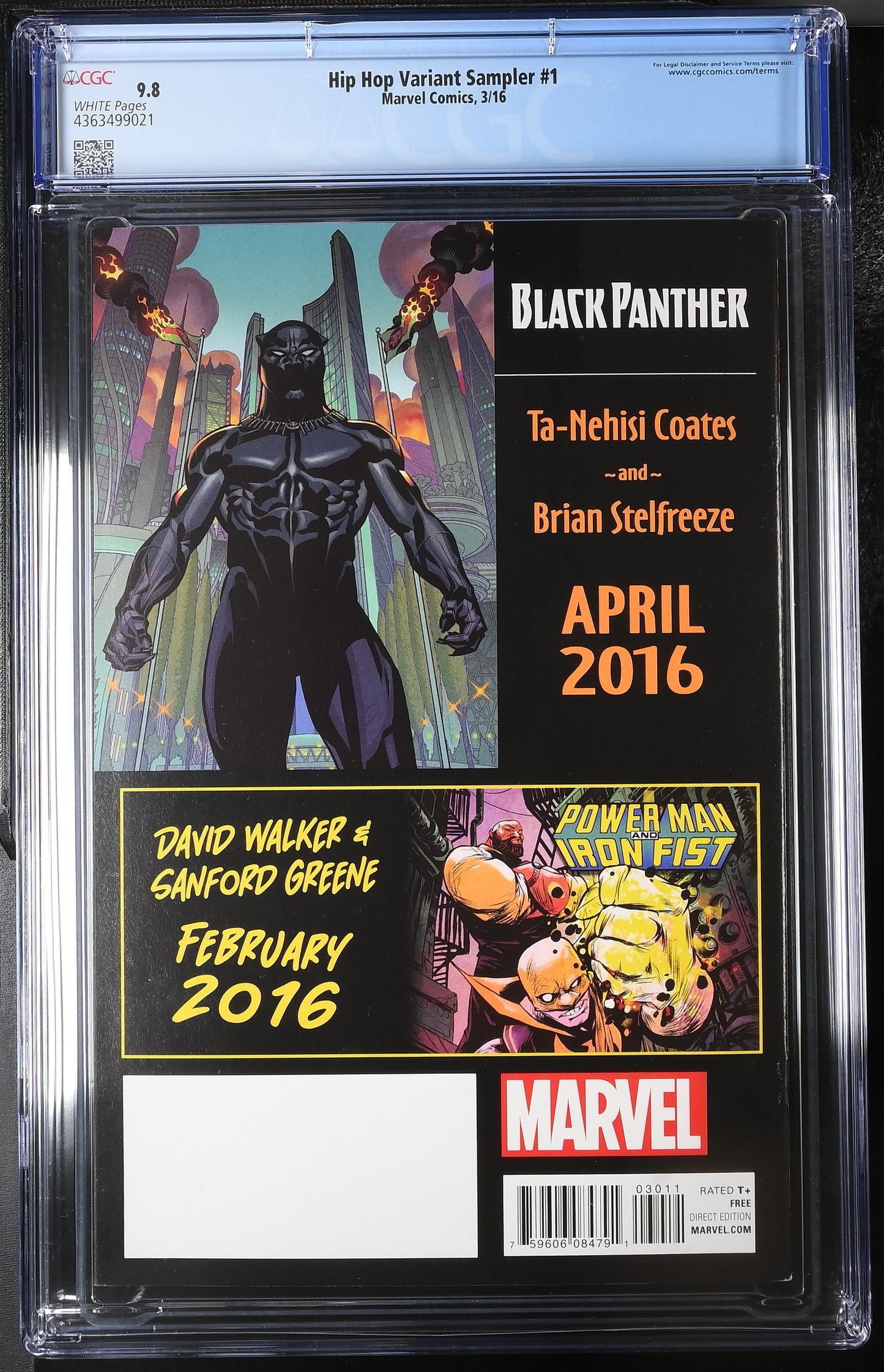 9.8 CGC MARVEL HIP HOP SAMPLER 2016 [4363499021]  MARVEL COMICS   